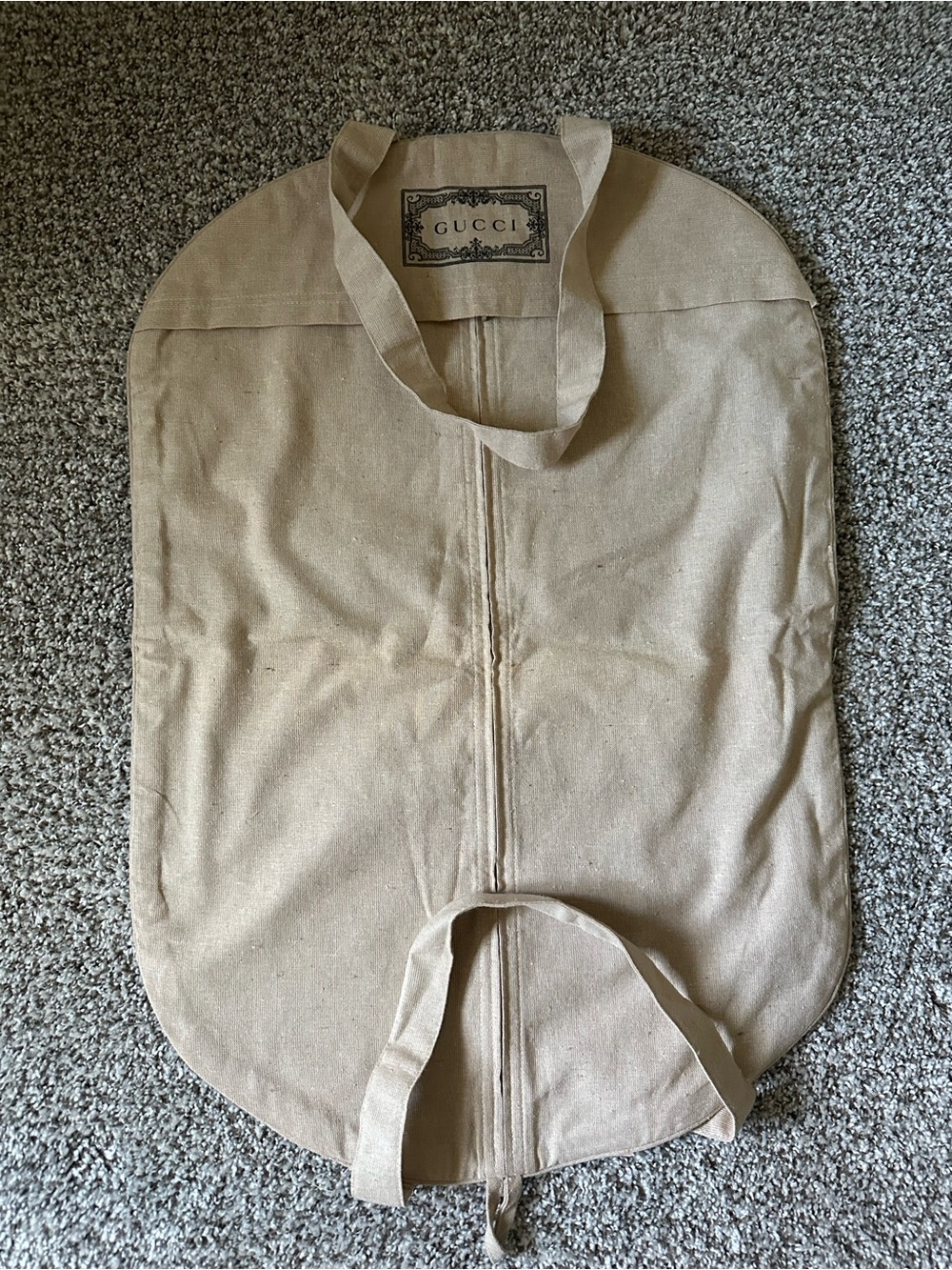 Gucci Beige Canvas Garment Carrier